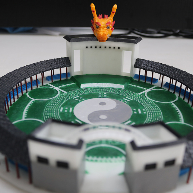 Modèle architectural d'impression en résine SLA Wulong Plaza